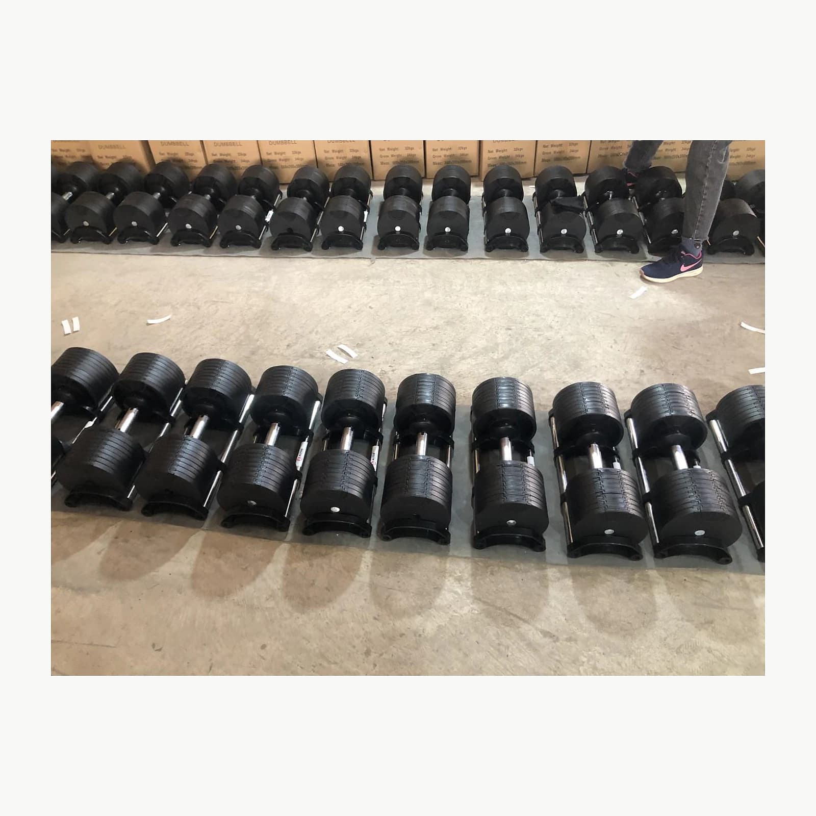 Регулируемая гантель Land Fitness