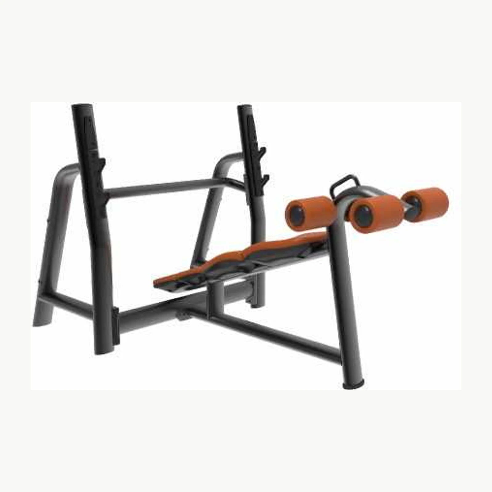 Олимпийская скамья с отрицательным наклоном Land Fitness LD-7030