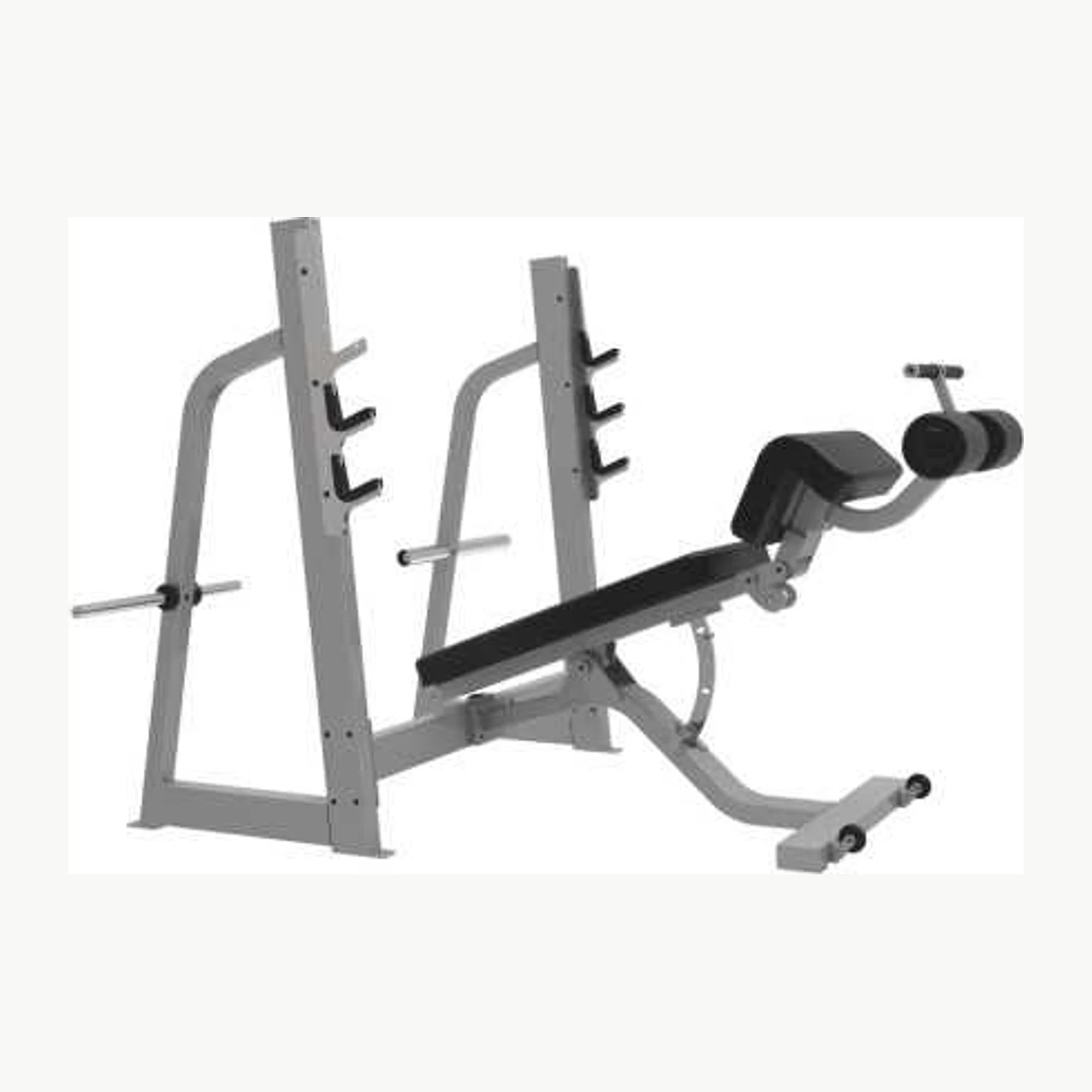 Олимпийская скамья для жима с отрицательным наклоном Land Fitness LD-9070