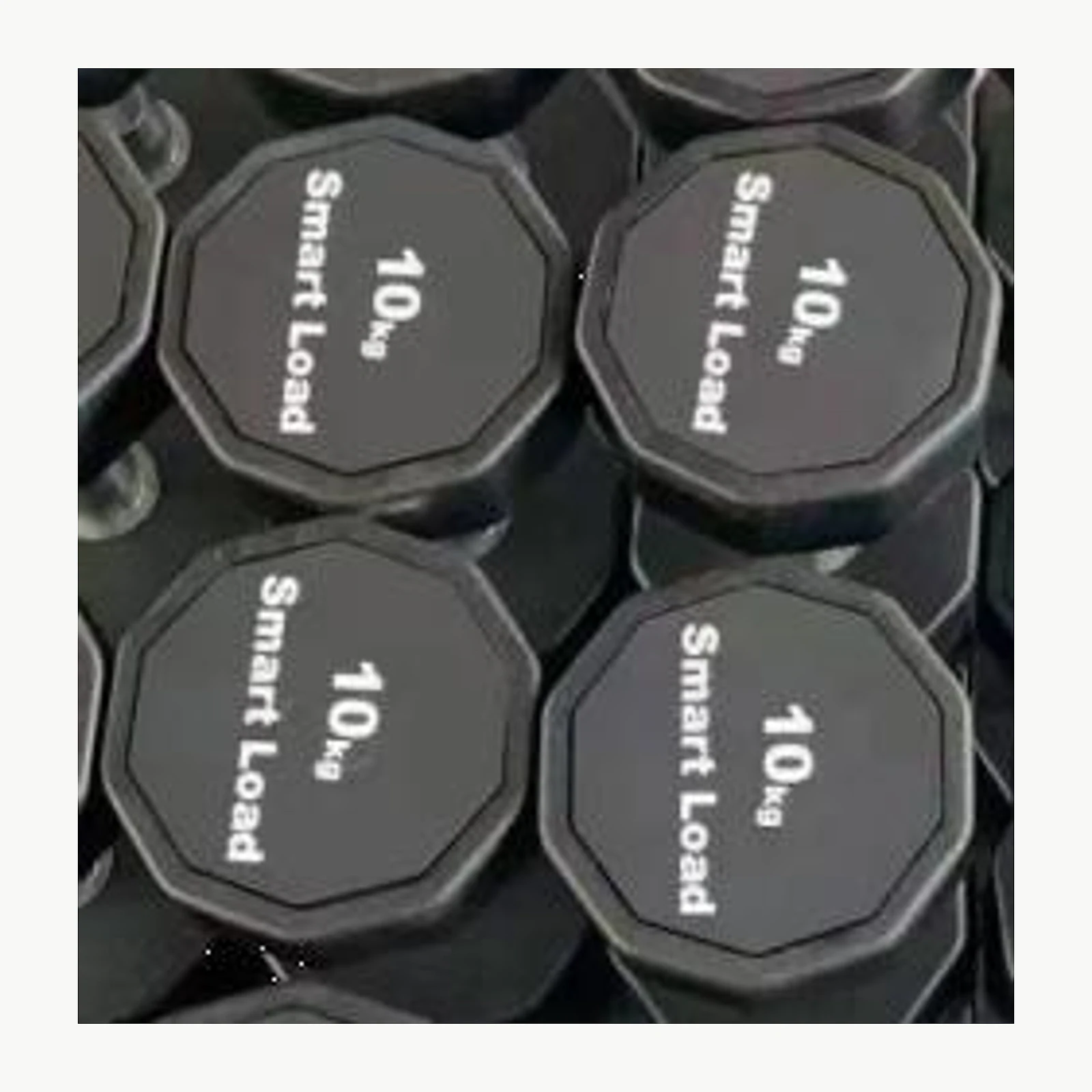 Десятигранная гантель из TPU Land Fitness LDA-102-6
