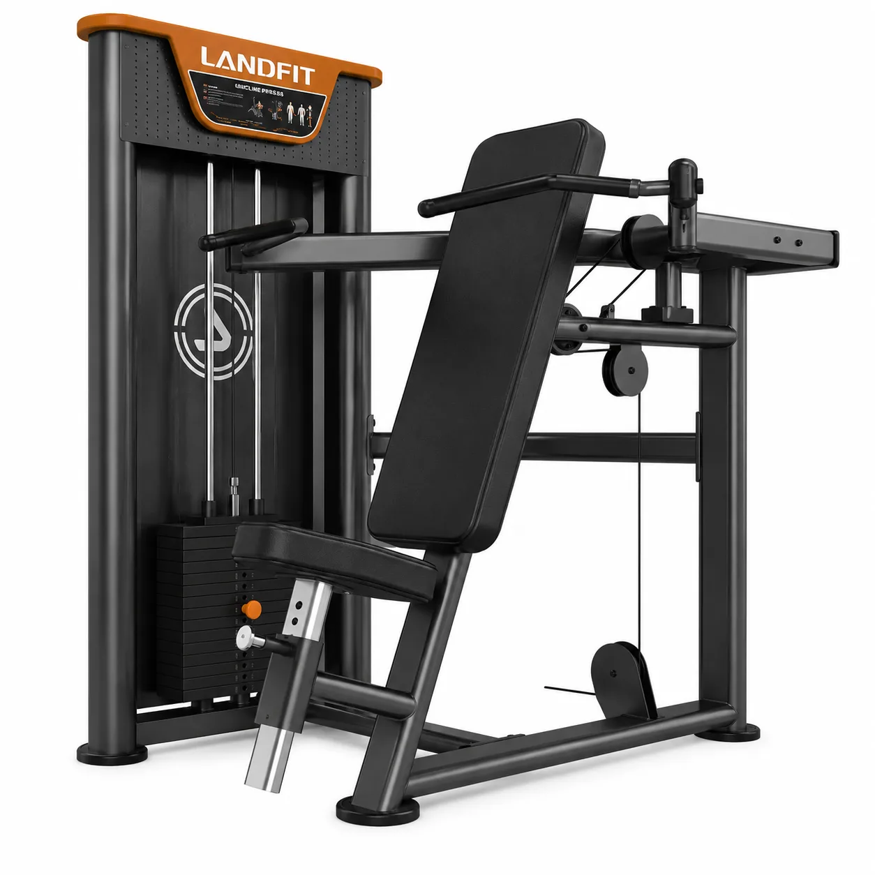 Тренажёр для жима с плеч сидя Land Fitness LDHS-154