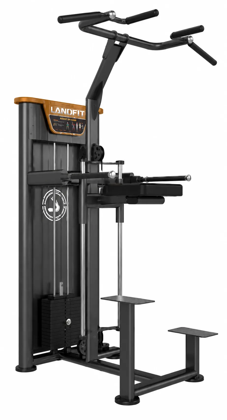 Гравитрон для подтягиваний и отжиманий Land Fitness LDHS-161