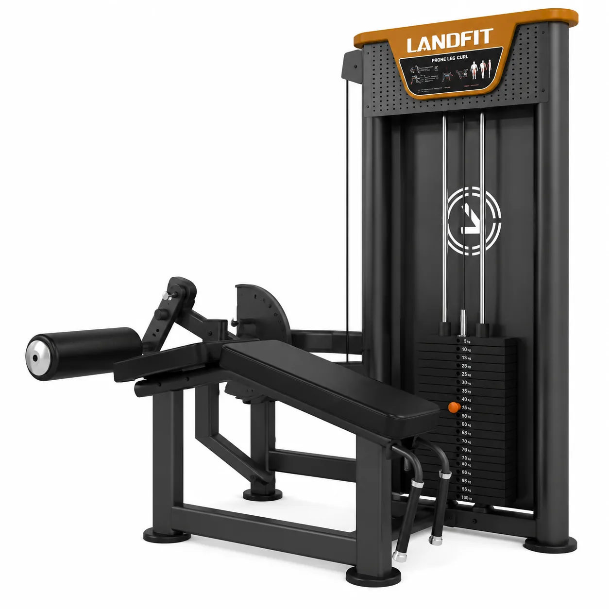 Тренажёр для сгибания ног лёжа Land Fitness LDHS-165
