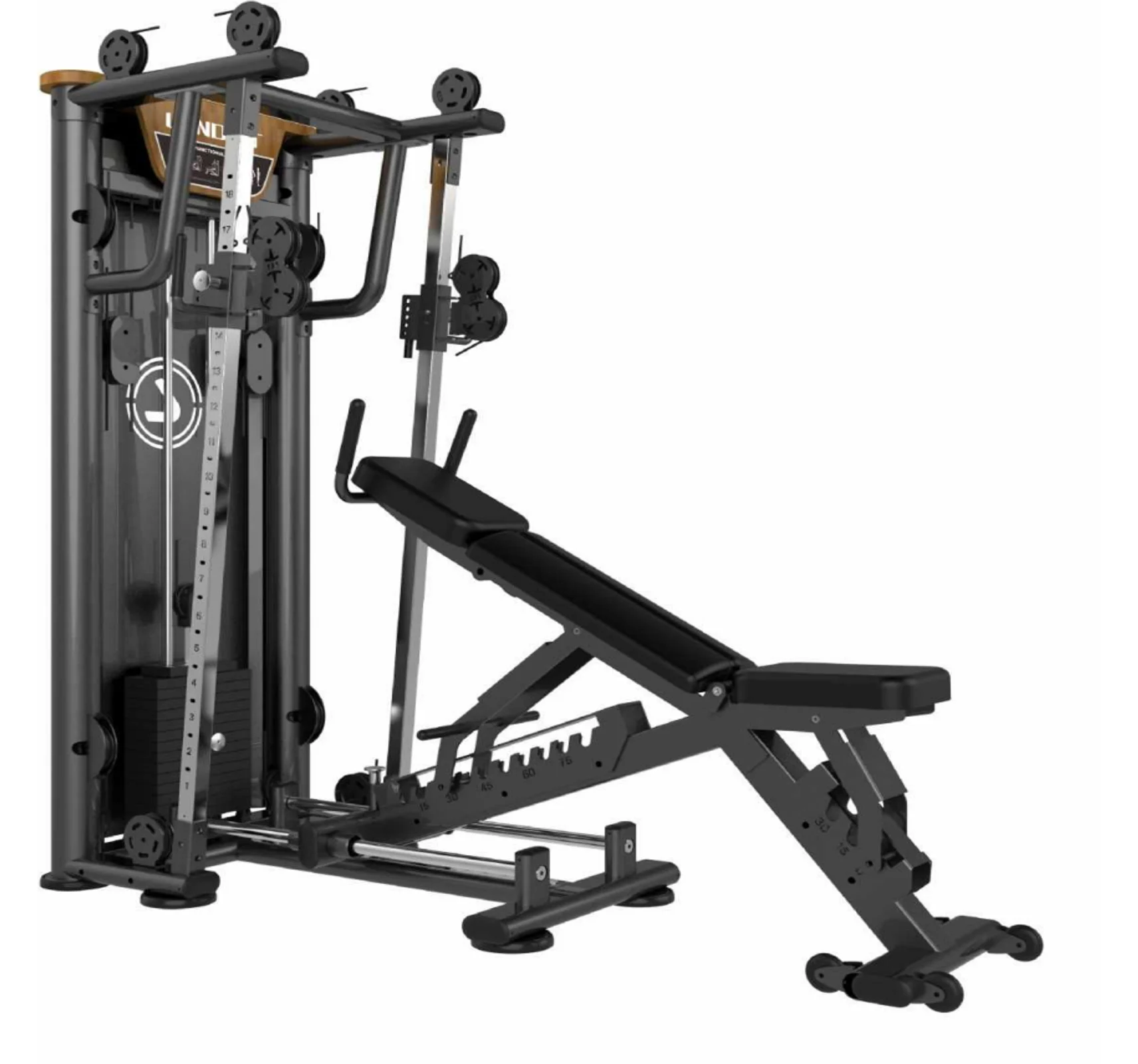 Тренажёр для тяги сверху многофункциональный Land Fitness LDHS-190