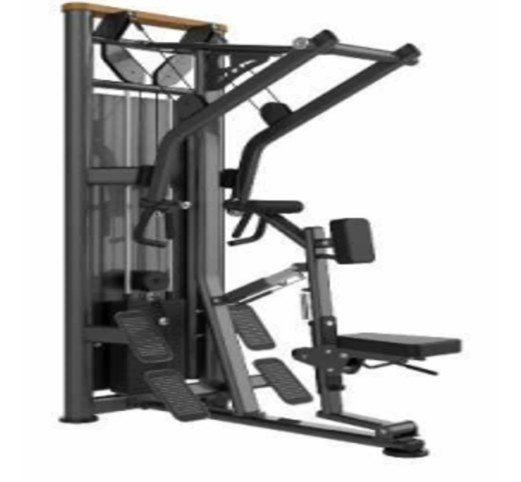 Тренажёр для тяги к поясу с независимыми рукоятями Land Fitness LDHS-193